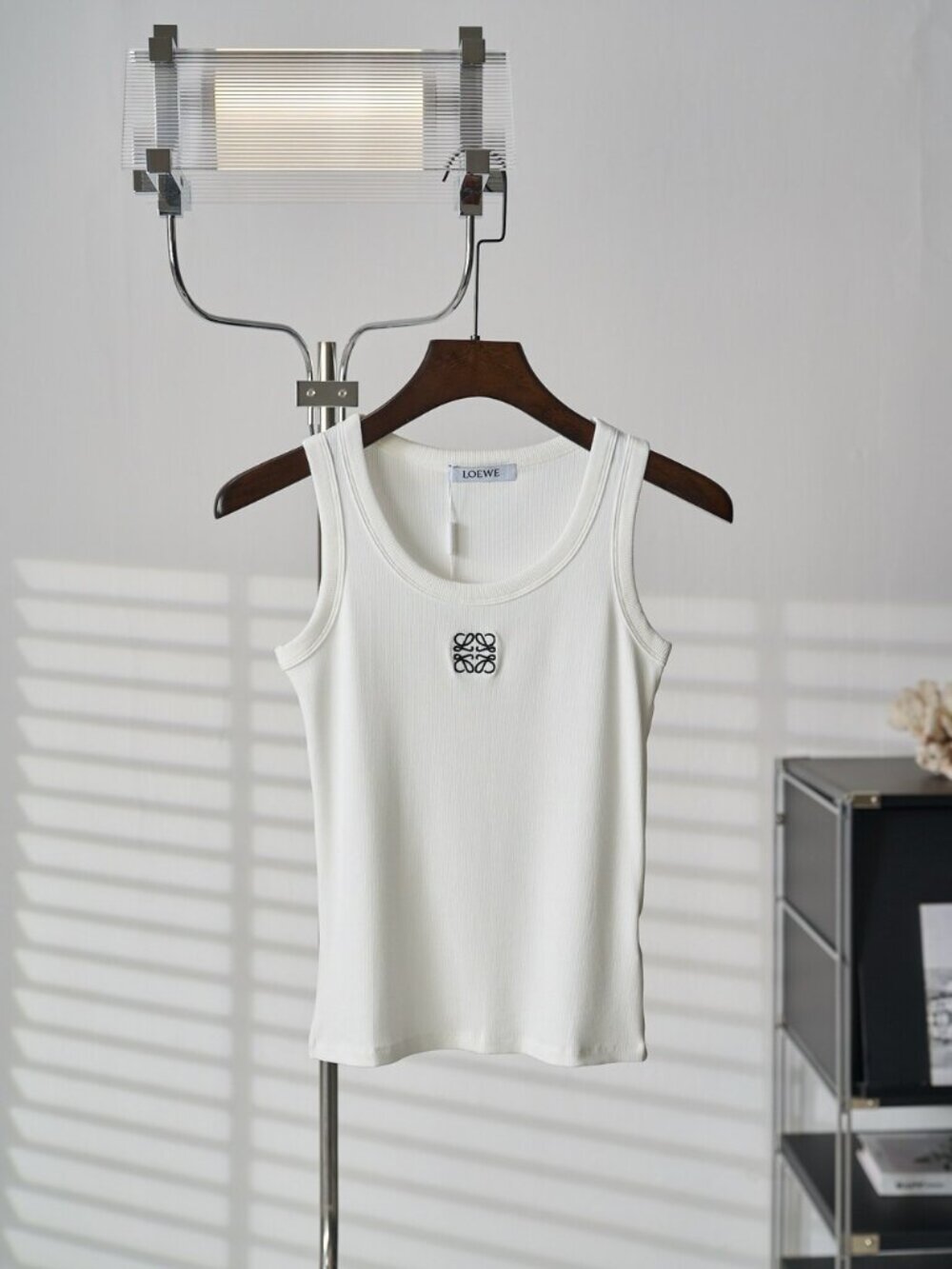 LOEWE Anagram Ribbed Tank Top